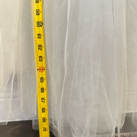 Elegant Silver Embellished Evening Gown - Picture 9 of 16